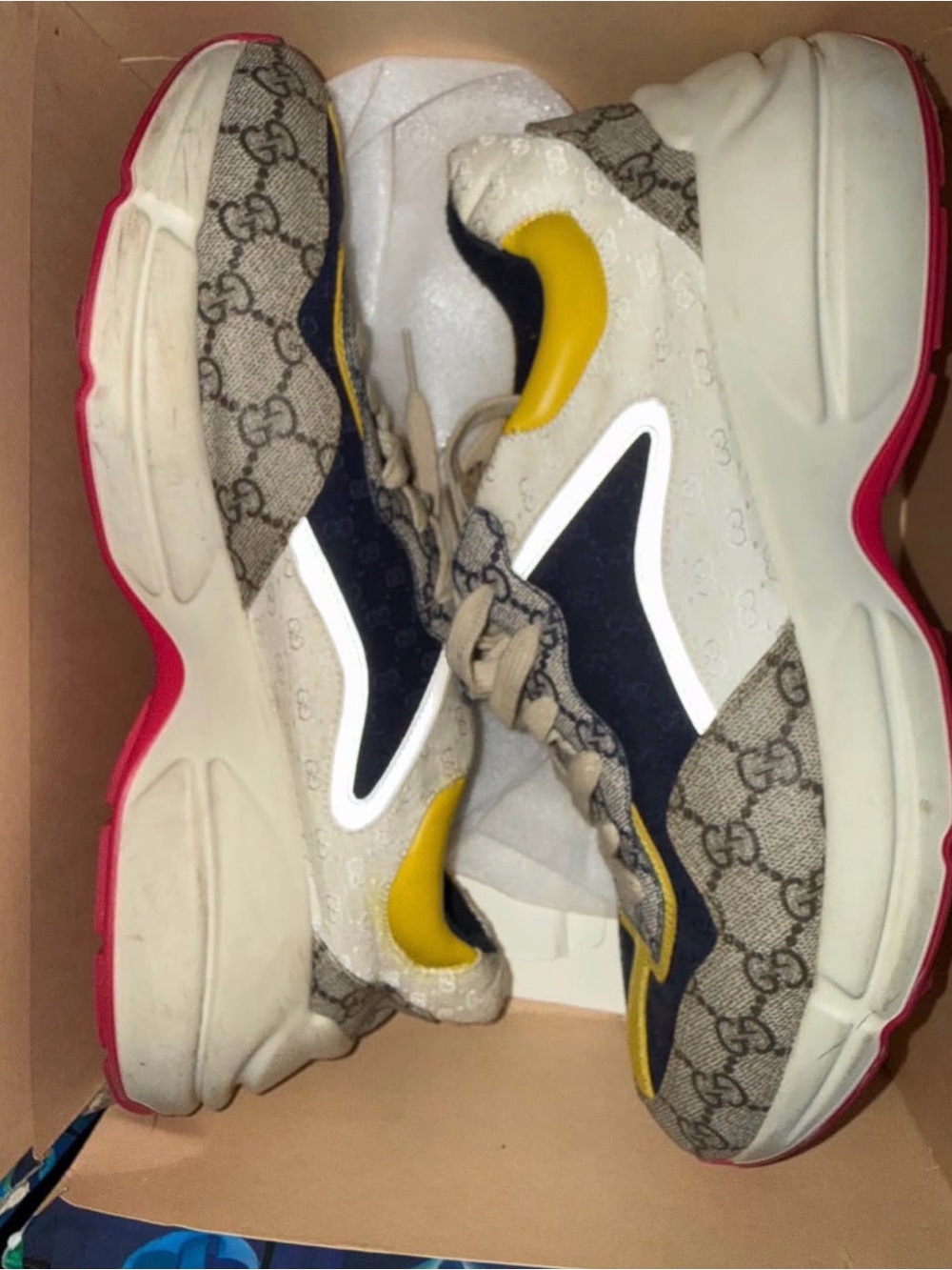 G Inspired GG-Print Sneakers Men’s size 10.5